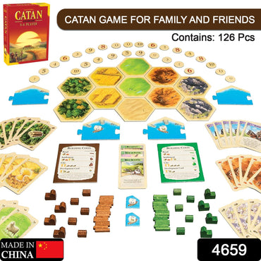 4659 Catan Board Game Extension Allowing a Total of 5 to 6 Players for The Catan Board Game | Family Board Game | Board Game for Adults and Family | Adventure Board Game (Pack of 1) DeoDap