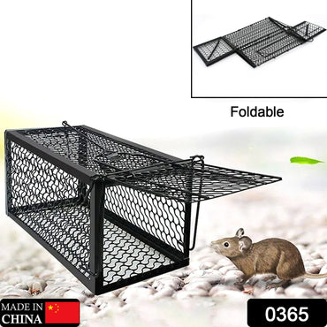 0365 Piège à souris pliable Piège à écureuils Petit piège à animaux vivants Souris Campagnols Hamsters Cage vivante Rat Souris Cage Piège pour souris Facile à attraper et à libérer