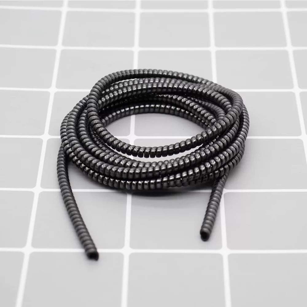 6011 Metallic Finish Cable Spiral Protector/Wire Repair/Pet Cord Protector/Headphone Saver, Cable Wrap/Cover for Mac Charging Cable DeoDap