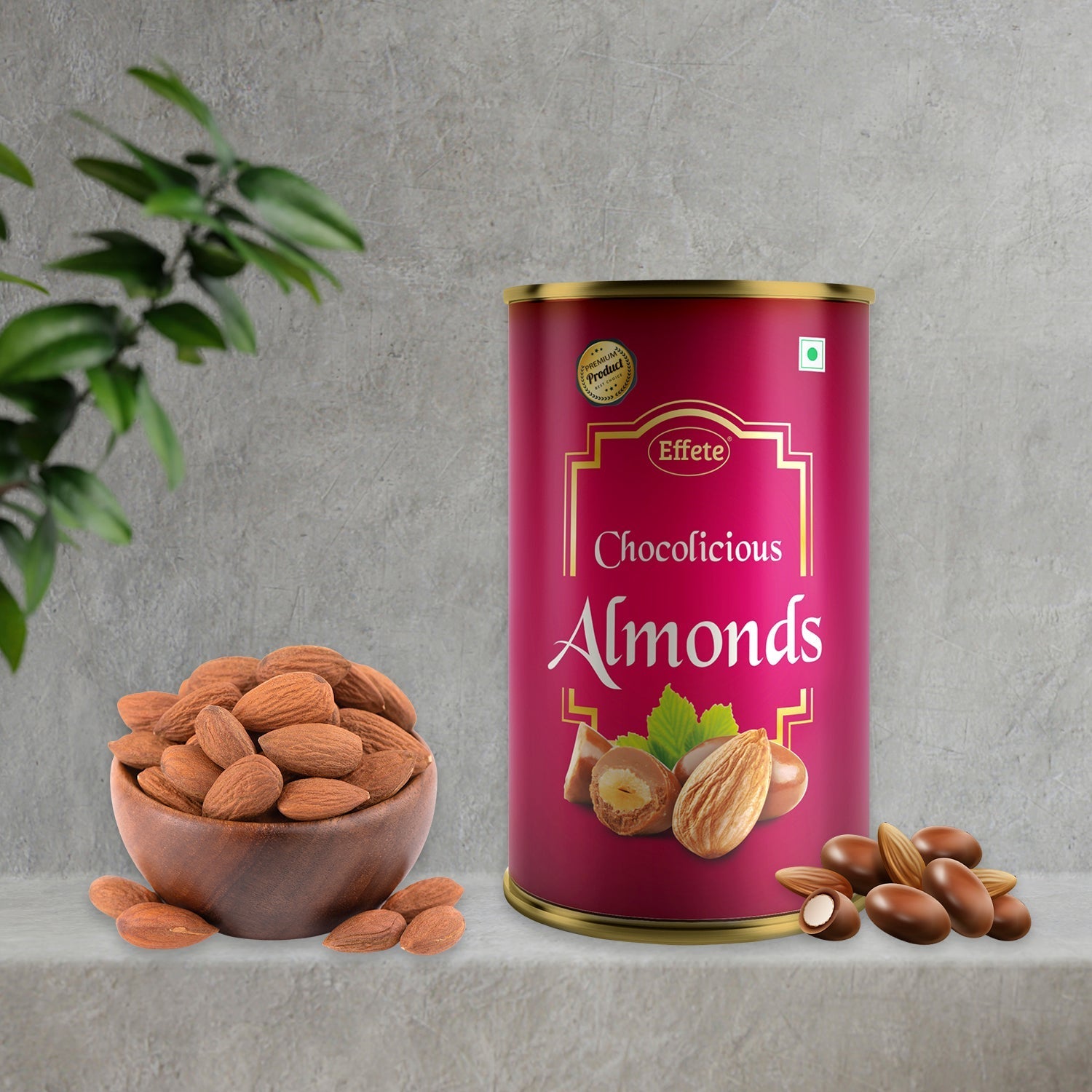 7827 EFFETE CHOCOLATE DRYFRUITS CHOCOLICIOUS ALMONDS 96GM DeoDap