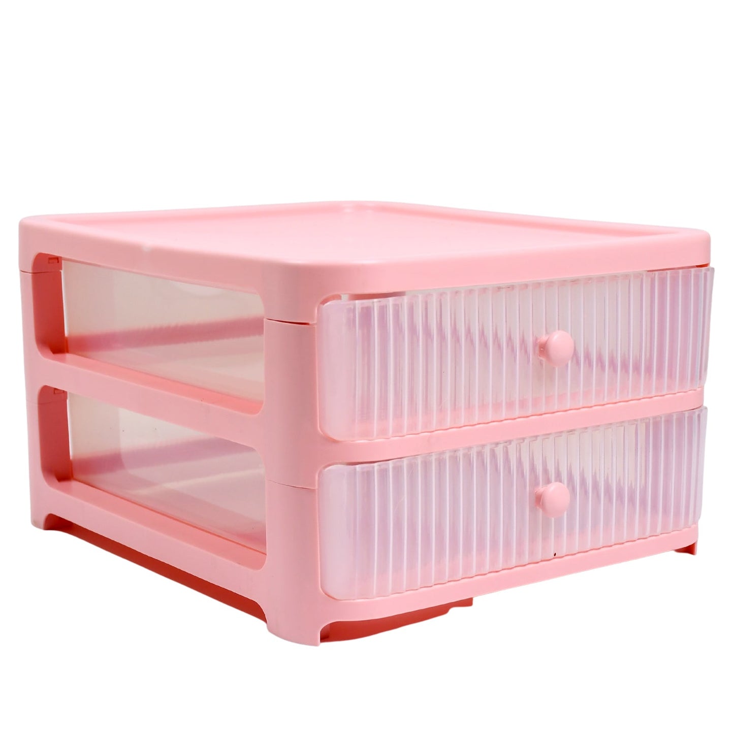 0765 Desk Organizer Drawers 2 Tier Pen & Pencil Stand Stationery Storage Home and Office Stationery Box DeoDap