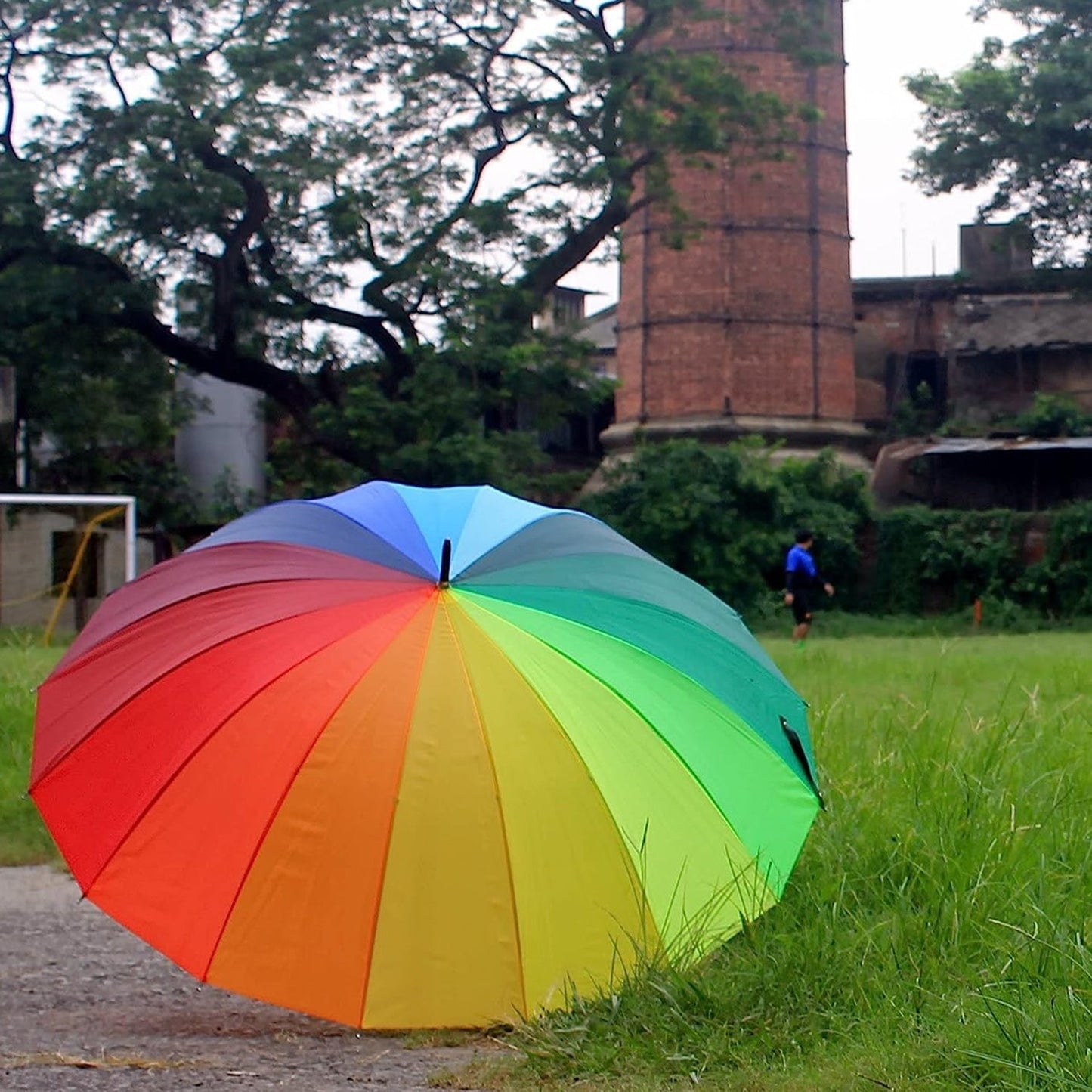 9105 Parapluie arc-en-ciel pour hommes et femmes (multicolore)