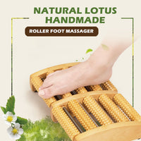 7262 Wooden Foot Massager Roller Reflexology Foot Massager for Increase Blood Circulation and Plantar Fasciitis Relieve Pain DeoDap