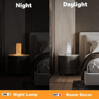 6604 Crystal Touch Night Light (16 Colors) - Rose Diamond Table Lamp with Remote Control, USB Table Lamp, Romantic Date Lighting Decor for Festival, Bedroom, Dining Room DeoDap