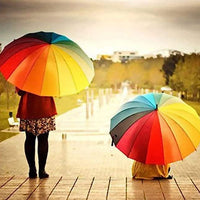 9105 Parapluie arc-en-ciel pour hommes et femmes (multicolore)