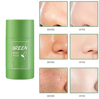 1205 Green Tea Purifying Clay Stick Mask Oil Control Anti-Acne Eggplant Solid Fine, Portable Cleansing Mask Mud Apply Mask, Green Tea Facial Detox Mud Mask DeoDap