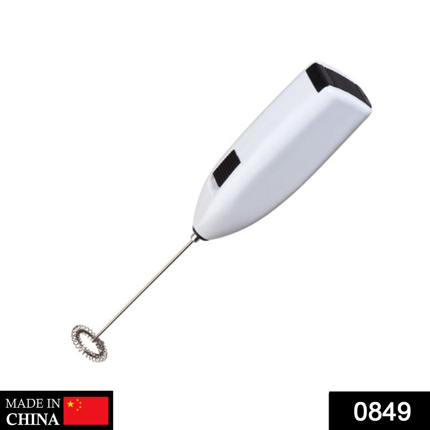 0849 Electric Handheld Milk Wand Mixer Frother For Latte Coffee Hot Milk DeoDap