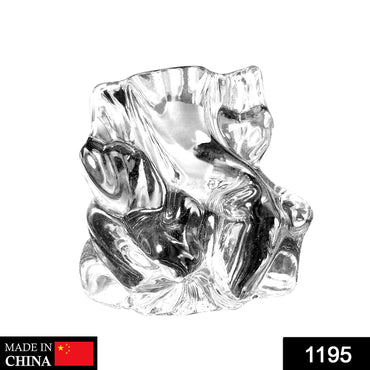 1195 Crystal Glass Ganesha Idol for Home, Office and Car Dashboard DeoDap