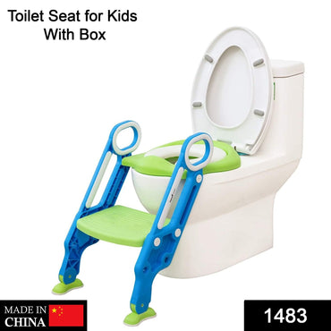 1483 Siège de toilette à échelle pliable 2 en 1 pour enfants -----