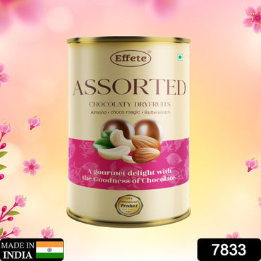 7833  EFFETE ASSORTED CHOCOLATE DRYFRUITS - ALMONDS, Choco Magic  & BUTTERSCOTCH (96 GM)