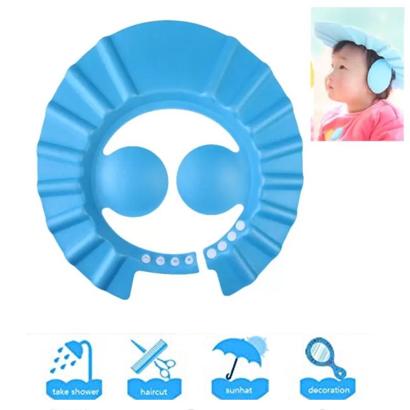 0378 Adjustable Safe Soft Baby Shower cap Gotilyo