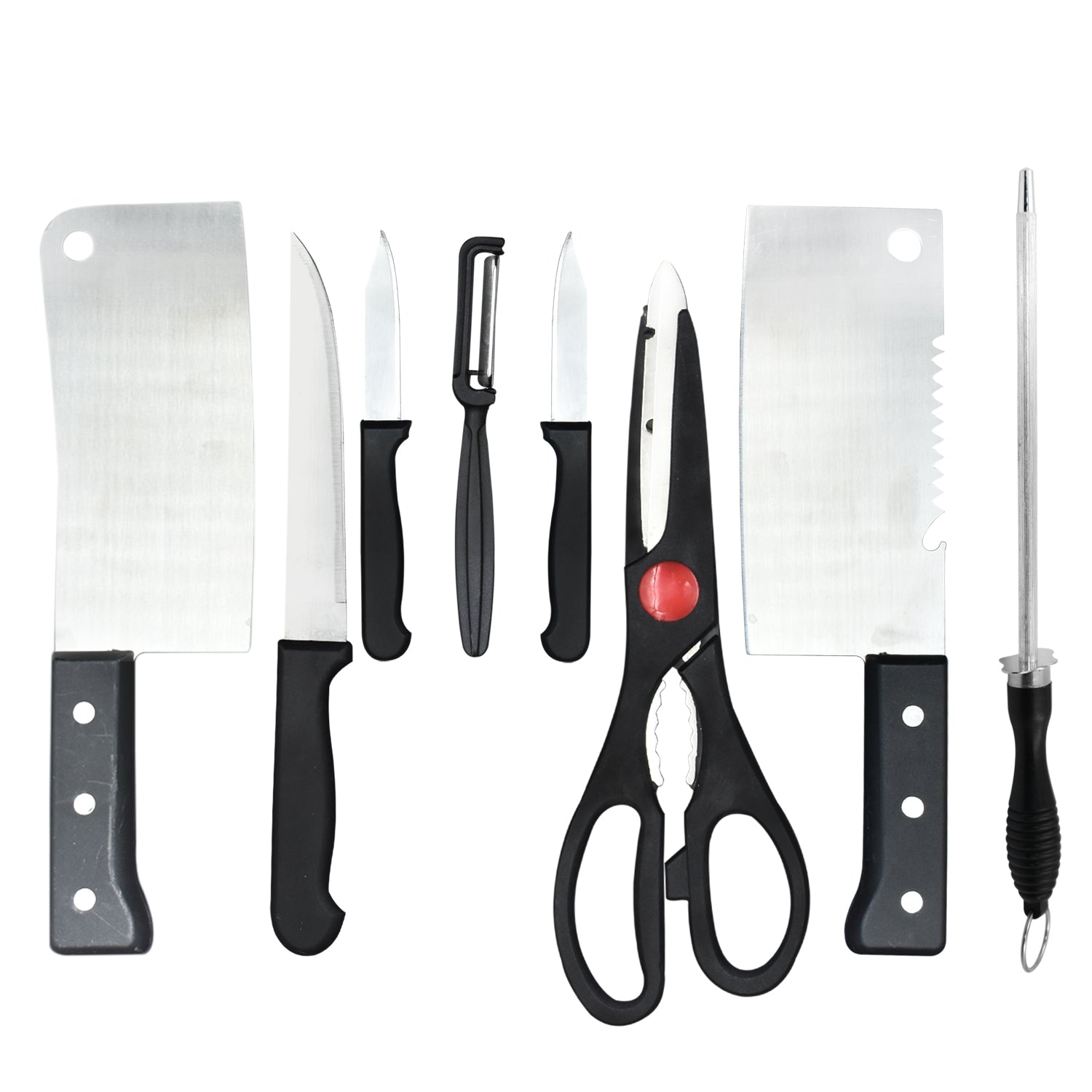 2463 8 Piece Kitchen Knife Set for Kitchen DeoDap