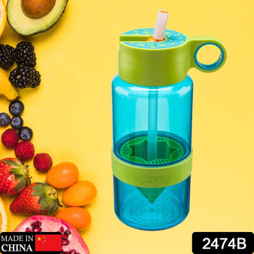 2474b Sports Duo Citrus Kid Zinger Bouteille d'eau avec infuseur à jus (630 ml)