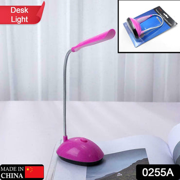 0255A Lampe de bureau à LED à vent tendance, lampes LED à commande par bouton, lampes de lecture de table portables et flexibles pour le soin des yeux pour la lecture/la relaxation/l'heure du coucher