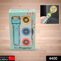 4400 Mini projecteur de diapositives pour enfants avec 3 diapositives et 24 motifs animés, lampe torche pour enfants, lampe torche, jouet d'apprentissage éducatif, apprentissage éducatif pour filles et garçons