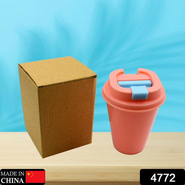 4772 Tasse à café d'eau murale pour les travaux extérieurs à la maison, appréciation et motivation Tasse à café en plastique portable pour les voyages, la maison, le bureau, cadeau pour les amateurs de voyages