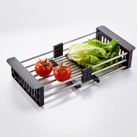 2189 Stainless Steel Expandable Kitchen Sink Dish Drainer DeoDap