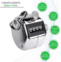 1550 4 Digits Hand Held Tally Counter Numbers Clicker DeoDap