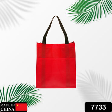 Sac d'épicerie réutilisable de petite taille, sac de courses avec poignée, sac cadeau Non tissé, sac de transport pour cadeaux de retour de mariage, 7733