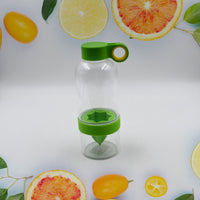 Bouteille d'eau avec infuseur de fruits Citrus Zinger 2474c, bouteille d'eau pour jus de fruits Citrus Kid Zinger duo sportif