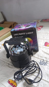 7548 Lumières de fête, lumière de scène DJ, boule disco, charge USB, lampe de scène pour maison, bar, voiture, mariage, fête de vacances, cadeau de fête d'anniversaire pour enfants