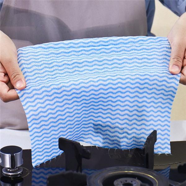 1601 Non Wooven Fabric Disposable Handy Wipe Cleaning Cloth Roll (1Pc) DeoDap