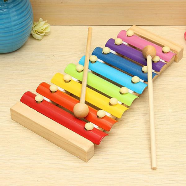 1912 Wooden Xylophone Musical Toy for Children (MultiColor) DeoDap