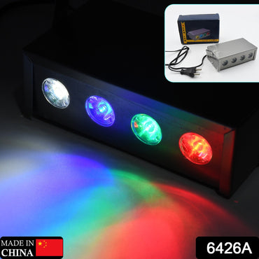 Mini projecteur Laser 6426A, lumière faible Par 4 LED RGBW, éclairage de scène, effets spéciaux, lumière de fête