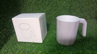 5977 Tasse à café en plastique - Tasses à café avec poignée, belles tasses incassables en plastique allant au micro-ondes pour un usage quotidien, lavable au lave-vaisselle