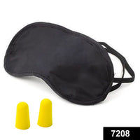 7208 Super Smooth Sleep Mask Eye Cover with earplugs DeoDap