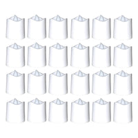 7221 Festival Decorative - LED Tealight Candles (White, 24 Pcs) DeoDap