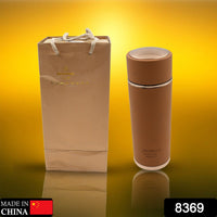 8369 BOUTEILLE D'EAU ET THERMOS BOUTEILLE THERMOS EN ACIER DE HAUTE QUALITÉ POUR L'EAU, LE THÉ ET LE CAFÉ (380 ml)