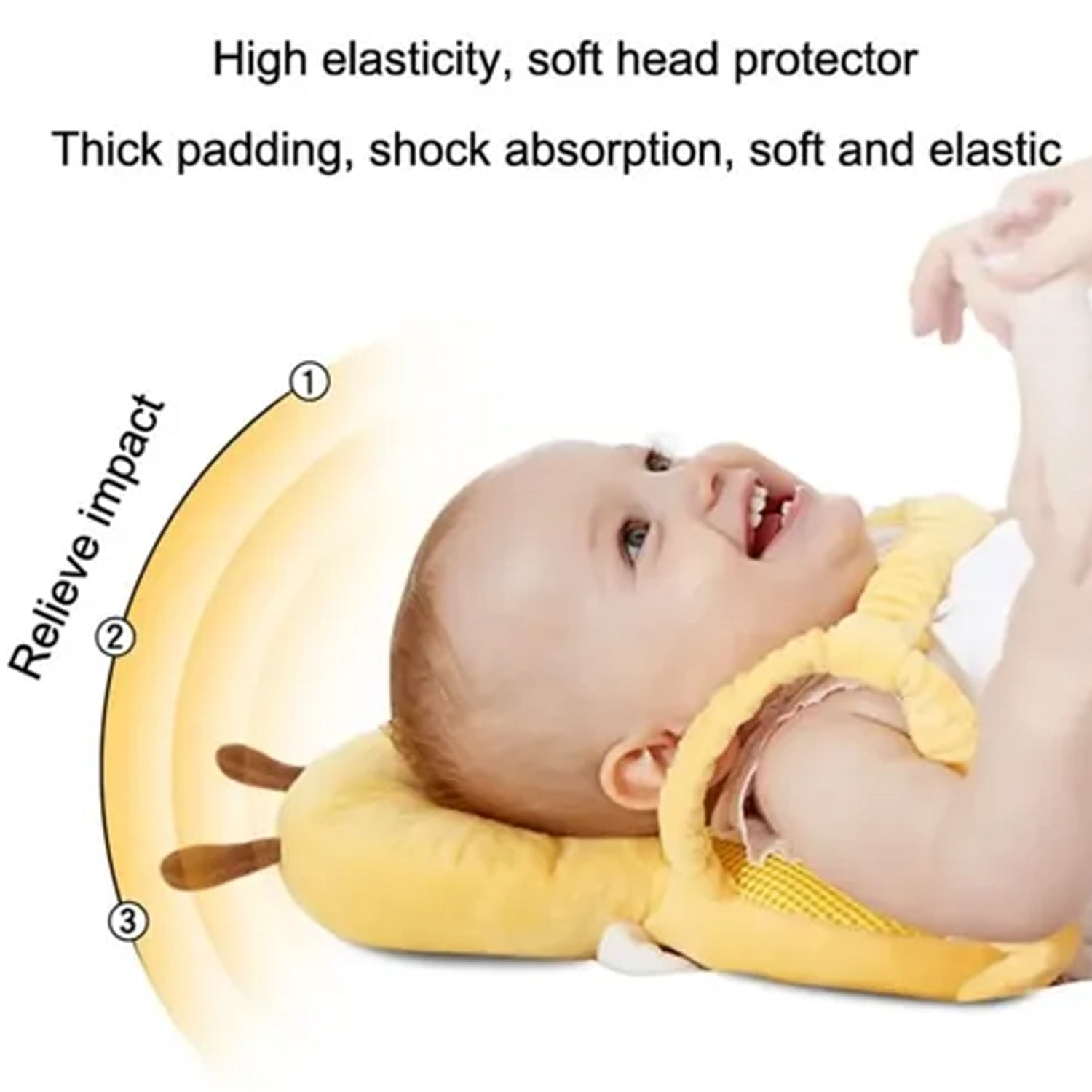 6629 SMALL BABY HEAD PROTECTOR BABY TODDLERS HEAD SAFETY PAD ( Multi Design) DeoDap