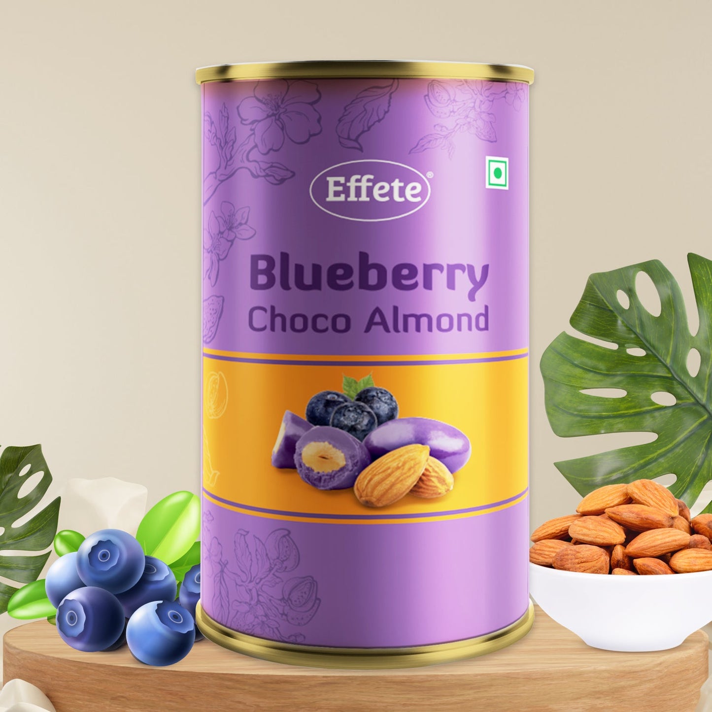 7835 Effete Blue Berry Choco Amande Chocolat (96 Gm)