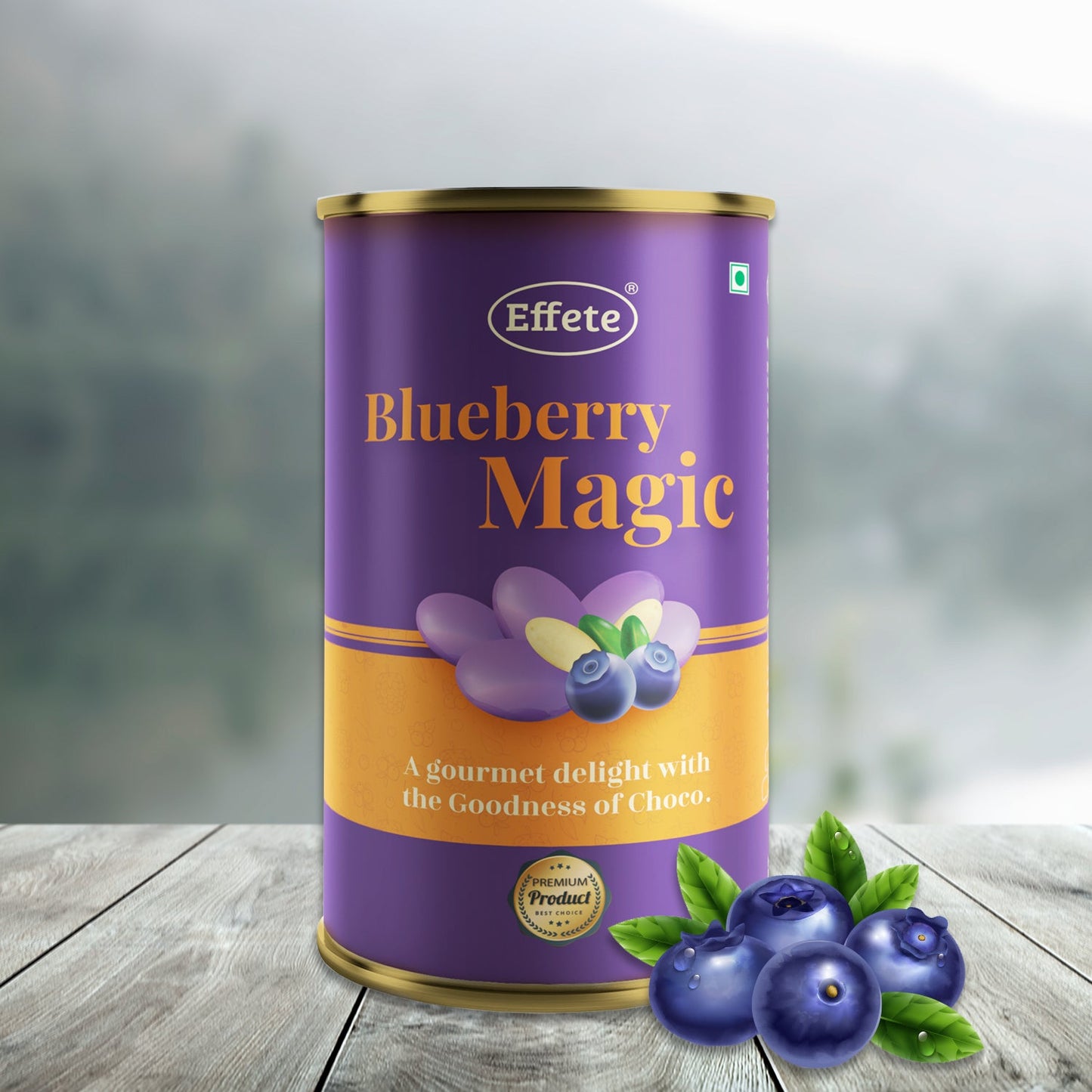 7836 Chocolat magique Effete Blue Berry (96 g)