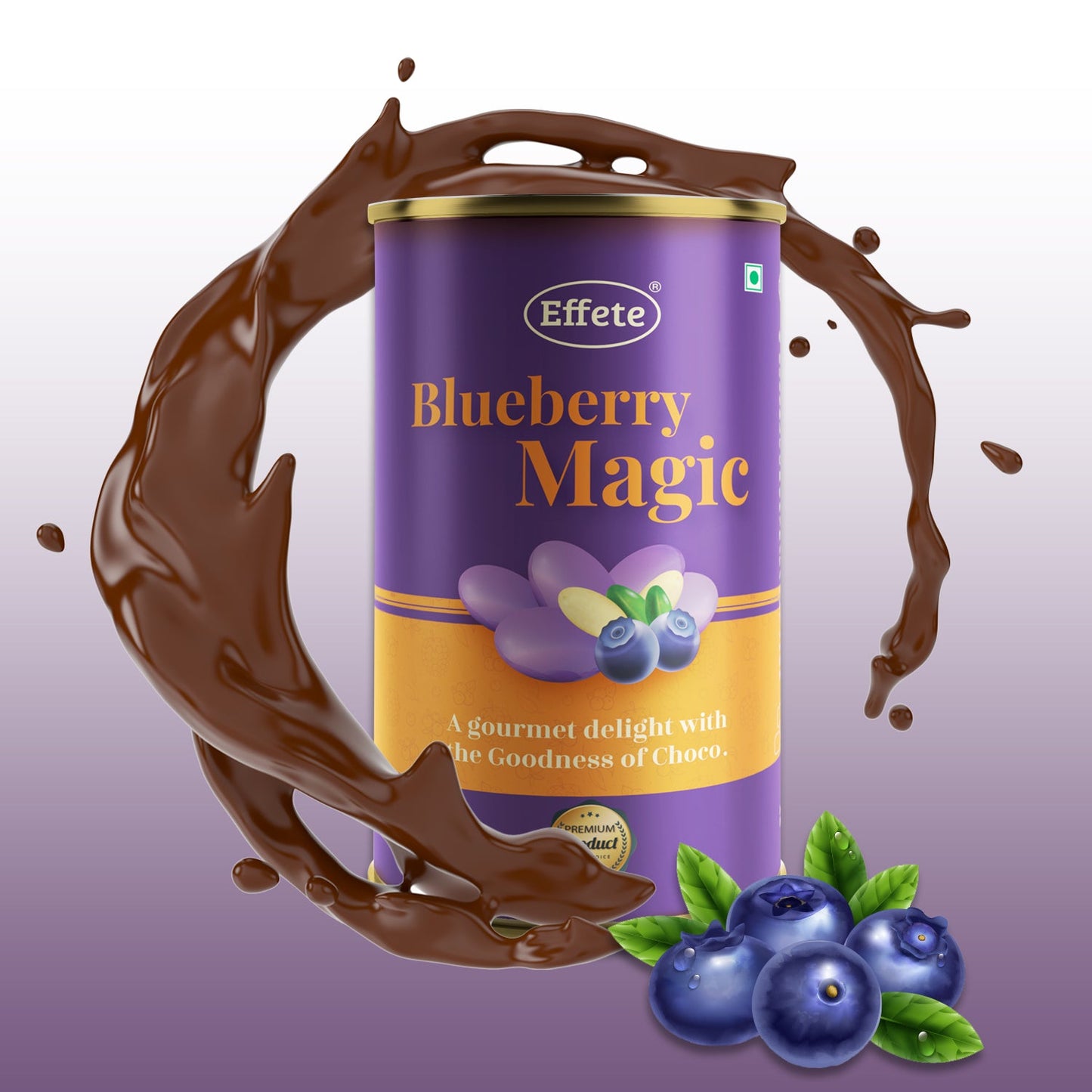 7836 Chocolat magique Effete Blue Berry (96 g)