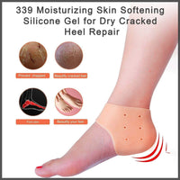 339 Moisturizing Skin Softening Silicone Gel for Dry Cracked Heel Repair (Multicolour) Gotilyo