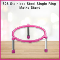 628 Stainless Steel Single Ring Matka Stand DeoDap