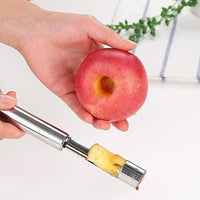 2187 Vide-pomme en acier inoxydable, extracteur de noyau pour pomme et poire, gadget de cuisine.