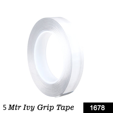 1678 5 Meter Double Sided Adhesive Silicon Grip Gel Tape DeoDap