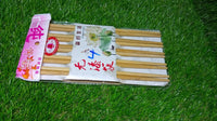 2953 Designer Natural Round Bamboo Reusable Chopsticks DeoDap