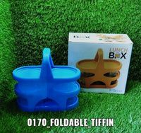 170 Lunch Box (200 ml each Container) with Attractive Stand - 4 pcs DeoDap