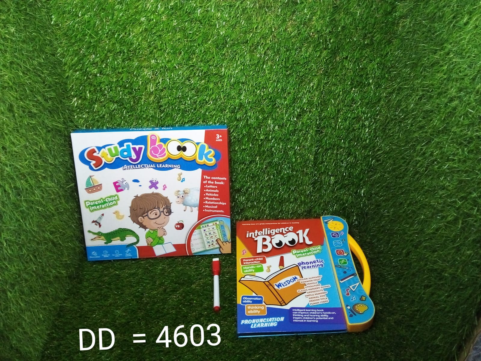 4603 Musical Learning Study Book with Numbers, Letters DeoDap