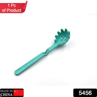 5456 Grande fourchette à pâtes en silicone, mini cuillère à spaghetti portable, ustensiles de cuisine durables, résistants à la chaleur, antidérapants et antiadhésifs, cuillère à pâtes, passoire à spaghetti et cuillère de serveur (30 cm)