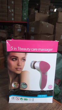 340 - Masseur lissant corps et visage 5 en 1 (rose)