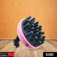 Brosse à shampoing pour masseur de cuir chevelu, soins du cuir chevelu, brosse de lavage des cheveux, peigne en Silicone (1 pièce), 6380