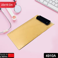 4910A Transparent Plastic Clipboard Pad Professional Clipboard Heavy Duty Clipboard, Durable Plastic Clip Board