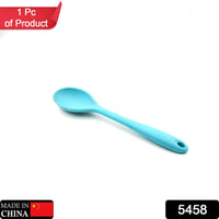 5458 Large Silicone Spoon for Baking, Serving, Basting - Heat Resistant, Non Stick Utensil Spoon (27cm)