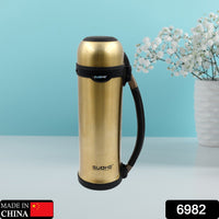 6982 BOUTEILLE D'EAU THERMOS EN ACIER INOXYDABLE | 24 HEURES CHAUD ET FROID | FACILE À TRANSPORTER | RÉSISTANT À LA ROUILLE ET AUX FUITES | THÉ | CAFÉ | BUREAU| GYM | ACCUEIL | CUISINE