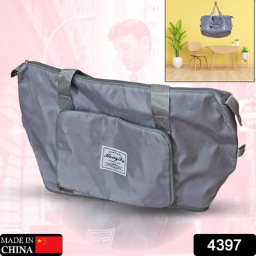 4397 Sac de voyage pliable de grande capacité, sac à bandoulière de sport multifonctionnel, sac de voyage, sac de week-end extensible avec poche séparée sèche et humide, sac de sport, sac à bandoulière résistant à l'eau (6 poches)